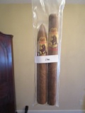 2 Auroras Cigars Sun Grown Wrapper, 1 Churchill, 1 Torpedo, 2008 Range