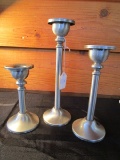 3 Godinger Siler Art Co. LTD Candle Sticks