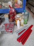 Candle Lot - Misc. Candles, Votive Candles, Diamond Candles, Etc.