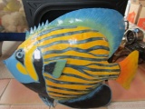 Tropical Fish Design Wall Mounted Metal Décor