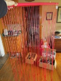 Pink Bead Door Mounted Curtain/Drapes