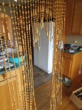 Brown Bead Door Mounted Curtain/Drapes