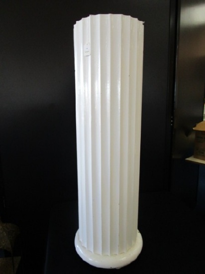 White Column Design Vase/Planter Stand