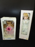 Victorian Garden Genuine Porcelain Doll Miniature Collection 9 1/2