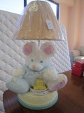 Baby Lamp w/ Plush Toy Design Brown Shade