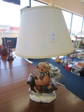 Baby Lamp Bear in Sled Design by Alsy Lightning w/ Shade