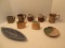 Lot - Pottery Mugs Various Sizes/Glaze Finish Different Artist Jameson, Creamer