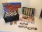 Games Lot - Checkers, Past Tyme Classic Dominoes 28 Piece Game Set, Playing Cards