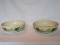 2 Franciscan Earthenware Ivy American Pattern Round Vegetable 8 1/8