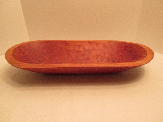 Primitive Style Wooden Dough Bowl