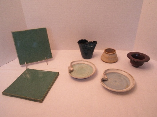 Pottery Lot - G. Van Dyke N.C. Small Vessel 2"