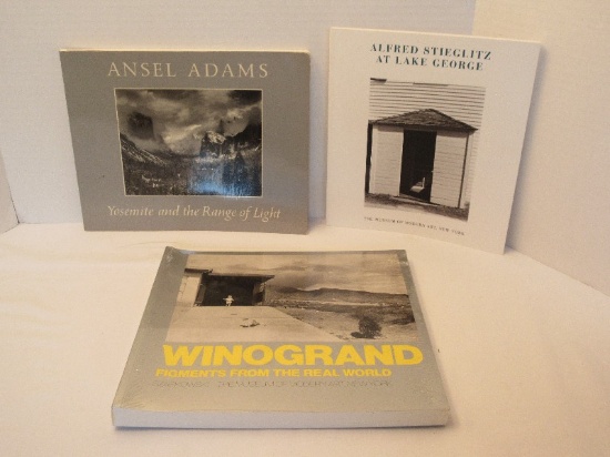 3 Paperback Photography Books Ansel Adams Yosemite/Range of Lights © 1979