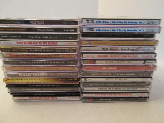 30 Willie Nelson CD's Love Songs, Naked Willie, God's Problem Child, Band of Brothers, Etc.