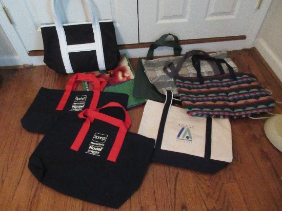 Lot - Misc. Totes Various Styles, Patterns & Sizes