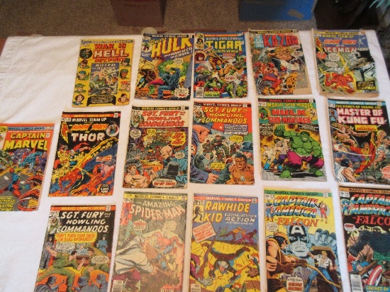 16 Marvel Comics Group Super Heroes Captain America & The Falcon © 1974 197 Nov.
