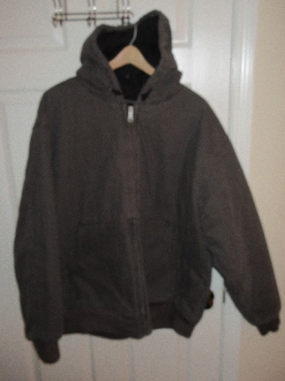 Cabela's Outdoor Gear Gray Jacket w/ Hood Size 2XL Tall
