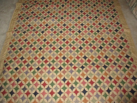 Circle Quilt Pattern Summer Quilt