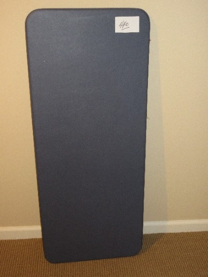 Cosco Blue Vinyl Top Rectangle Folding Table