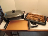 Lot - Presto Electric Covered Non-Stick Skillet Top 16