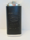 Embossed Leather Jack Daniel's Old No.7 Brand Tennessee Whiskey Cover 5oz.
