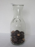 Carafe w/ Buckeyes Folk Lure It Attracts Good Fortune It'll Being You Good Luck