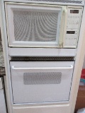 Lot - White General Electric Built in Microwave w/ Built in Lighted Oven Touch Panel