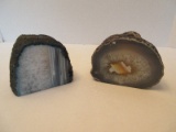 Pair - Geode Votive Candles Stunning Colorations