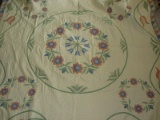 Floral & Tulip Wreath Pattern Pennsylvania Traditional Summer Quilt