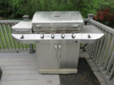 Stainless Char-Broil Infrared Commercial Series Dual Fuel Quantum Sure Fire LP Gas Grill