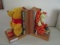 Pooh Bear/Tigger Wooden/Plush Bookends