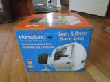 Homeland Security Cameras 2 Channel Switcher Monitor Black/White Camera