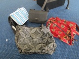 Bag Lot - Ulta Bag w/ Speaker, Black Ladies Floral Motif Bag, Paisley Bag, Handbag