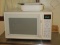 White G.E. Monogram Microwave/Convection Oven w/ Booklet