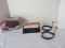 Norpro Cast Iron Bacon Grill Press w/ Wood Handle & 2 Egg/Pancake Rings