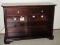 Uncle Jake's Furniture Cherry Finish Winners Furniture Console T.V. Cabinet