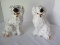 Vintage Pair - Beswick England Porcelain Spaniel Dog Mantel Figurines