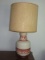 Ethan Allen Colonial Collection Porcelain Table Lamp w/ Relief Classic Band Design