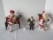 Lot - Possible Dreams Clothique, Golfing Santa Claus Resting After Round of Golf 9 3/4