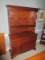 Stately Cherokee Furniture South Bridge Collection Solid Northern Cherry Step Back Hutch