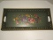 Vintage Nashco Products Hand Painted Floral/Foliate Spray Toleware Style Rectangular Tray