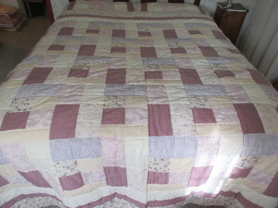 Sunham Home Fashions Mini Quilt Set Full/Queen Size Block Various Pattern