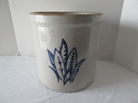 Early Western Stoneware Pottery #3 Crock Cobalt Stamp Emblem Logo