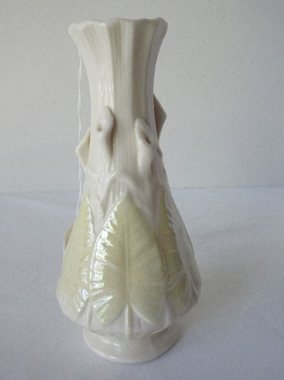 Legendary Belleek Ireland Porcelain Lily Nile Articulated Pattern Yellow Accent