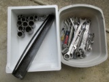Lot - Craftsman Tools Open/Closed End Wrenches Metric/Standard, Sockets