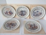 5 Lafayette Legacy Collection D'Arceau-Limoges Porcelain American Historical Collector Plates