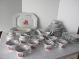 56 Pieces - Wedgwood China Georgetown Collection Dinnerware