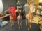 3 Standing Giraffe Décor Figurines
