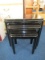 3 Black Wooden Storage Tables