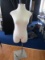 Standing White Fabric Mannequin 53