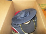 Hat Lot - Men's Sun Hat, 2 NRA Caps, Leather Hat, Coca-Cola Cap, Fed Ex, Etc.